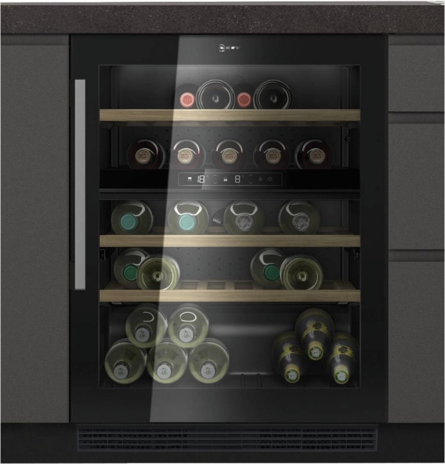 Neff KU9213HG0 N70 Einbau-Weinkühlschrank 82 x 60 cm Schwarz