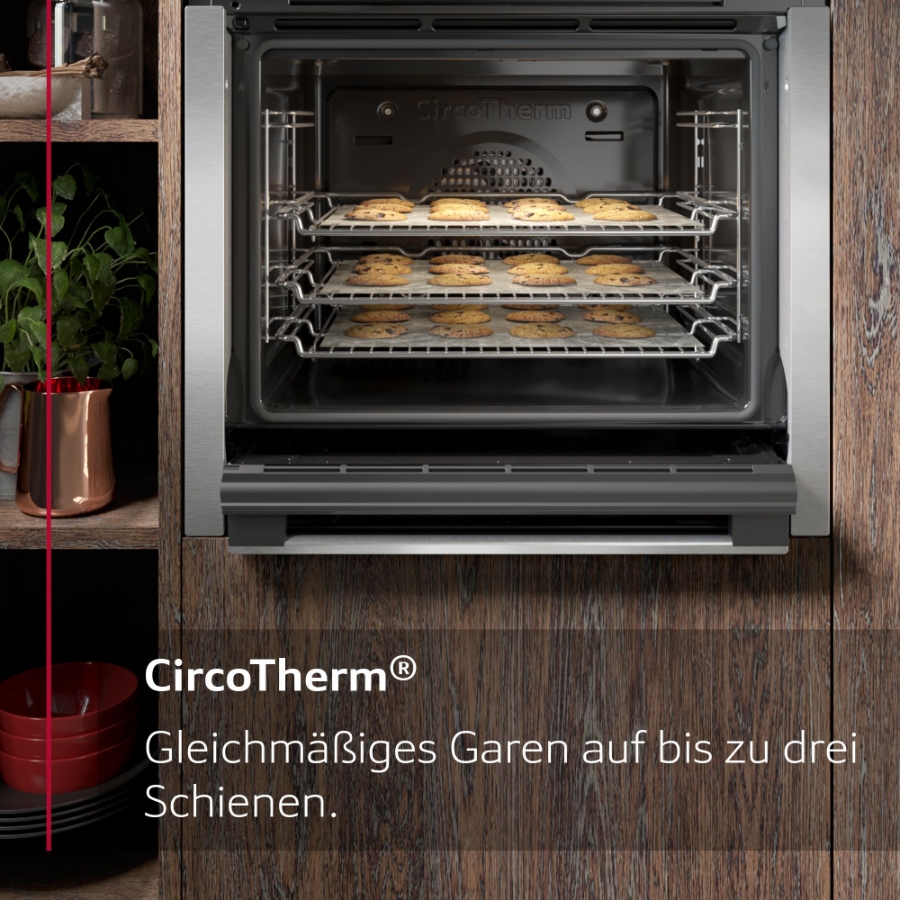 Neff B3ACE2AG0 N50 Backofen Enbau 60 cm Graphite-Grau mit HIDE® - freier Zugriff in den Backofen
