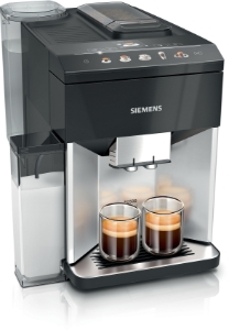 Siemens TQ513D01 Kaffee-Vollautomat Silber-Schwarz 