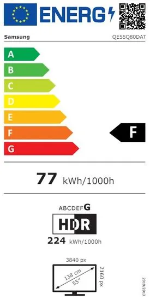 Samsung QE55Q80D 138cm 55" 4K LED Smart TV Fernseher 