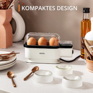 Krups EG2341 Eierkocher Weiss-Schwarz 