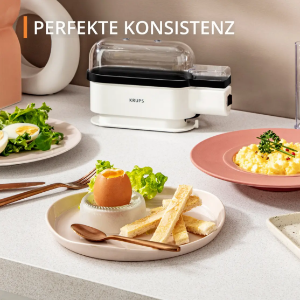 Krups EG2341 Eierkocher Weiss-Schwarz 