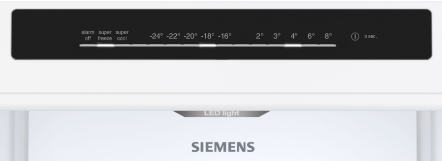 Siemens KG36N2WCF Kühl-Gefrier-Kombination mit Gefrierbereich Weiss NoFrost