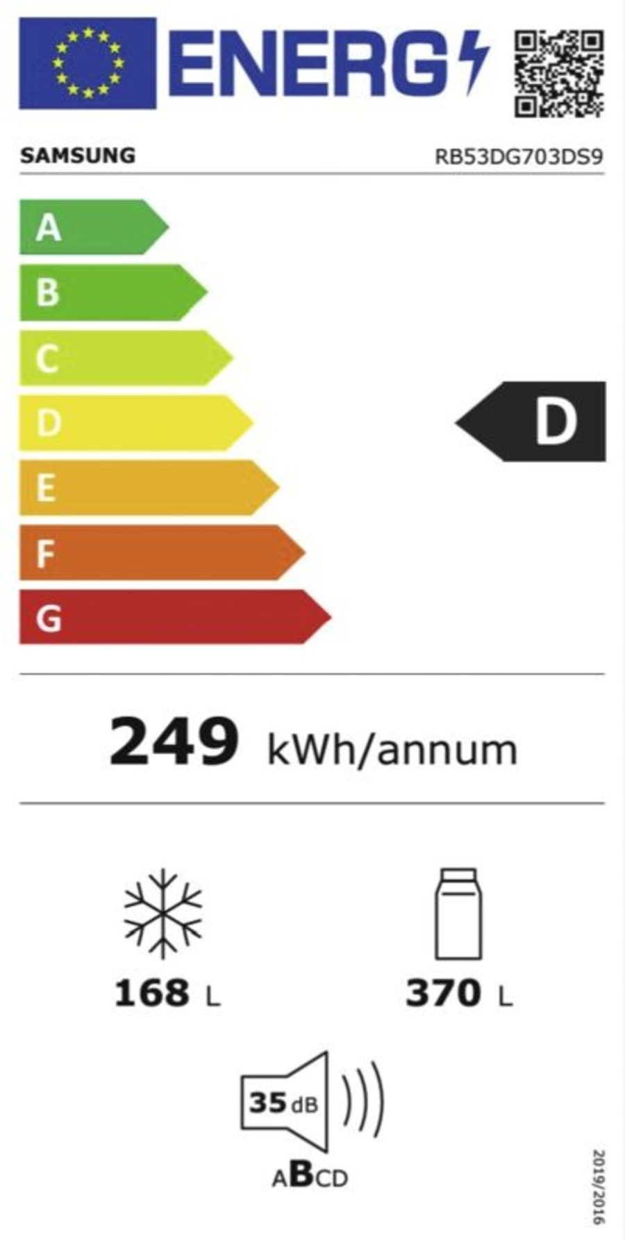 Samsung RB53DG703DS9EF Kühl-Gefrierkombination Edelstahl NoFrost,538 Liter