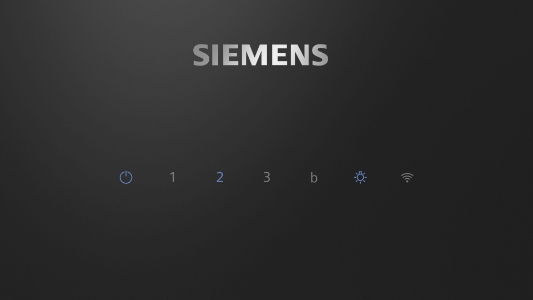 Siemens LC81KAN60 iQ500, Wandesse, 80 cm, Klarglas schwarz bedruckt 