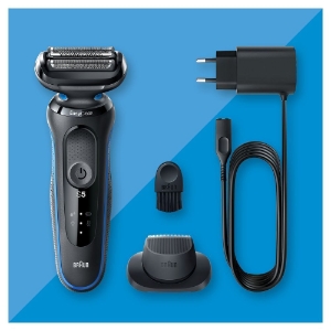 Braun Personal Care Series 5 51-B1200s  Wet&Dry Rasierer Schwarz-Blau 