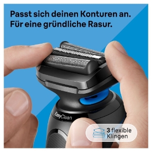 Braun Personal Care Series 5 51-B1200s  Wet&Dry Rasierer Schwarz-Blau 
