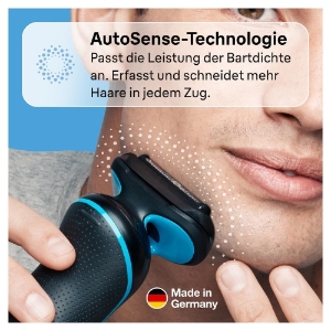 Braun Personal Care Series 5 51-B1200s  Wet&Dry Rasierer Schwarz-Blau 