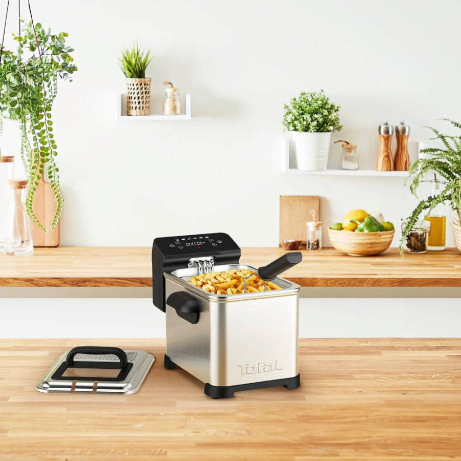 Tefal FR507D Family Pro Digital edelstahl/schwarz, 2.400 Watt, 