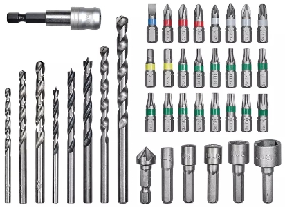 Einhell Bit-Bohrerbox 39tlg. L-Box Bit-Bohrer-Set 