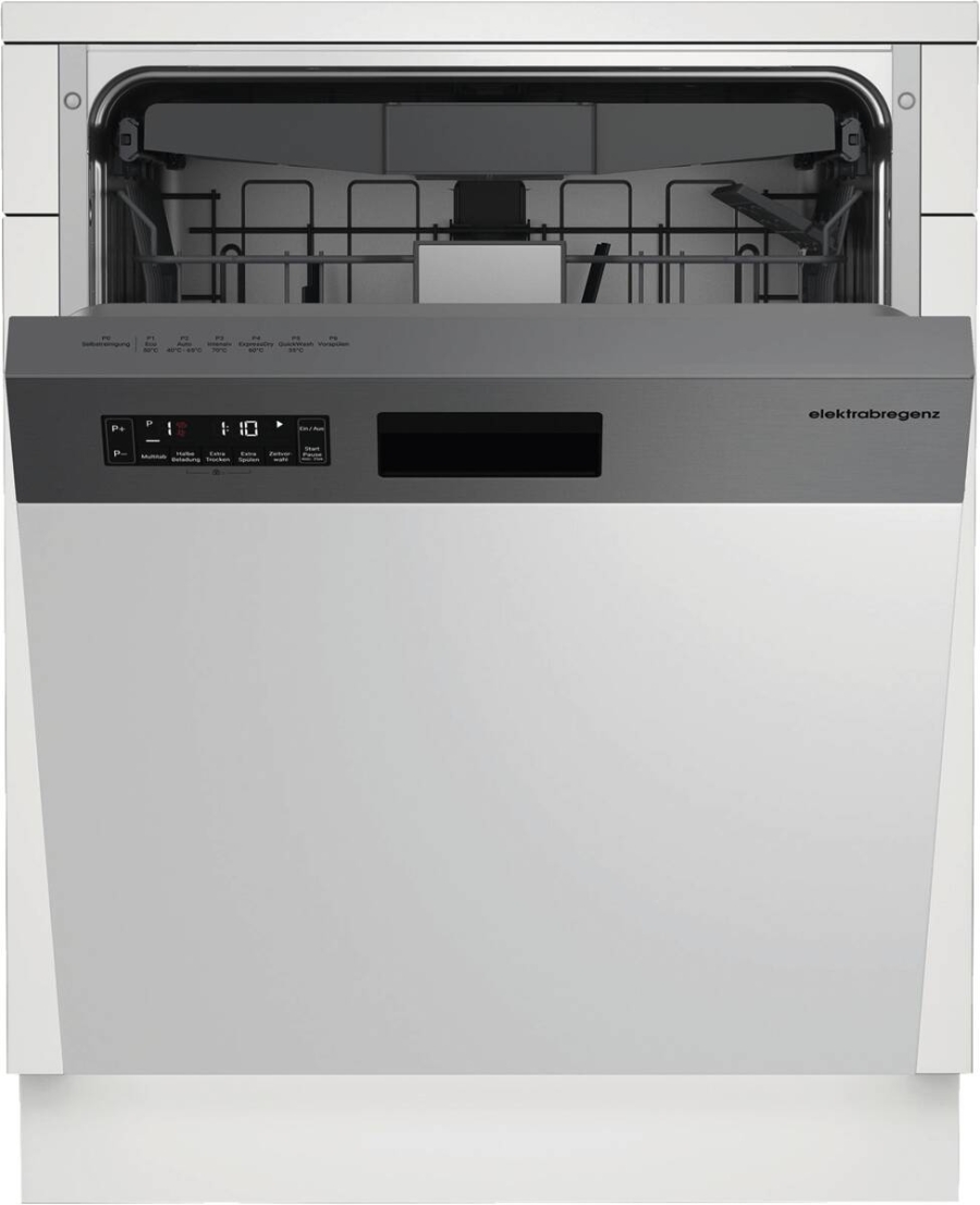 Elektrabregenz GI 85544 X Geschirrspüler Einbau teilintegriert 60 cm  mit Besteckschublade