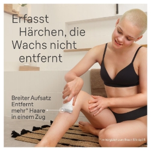 Braun Personal Care Silk-épil 7-041 Epilierer für eine einfache Haarentfernung,   langanhaltend glatte Haut, Weiß/Silber