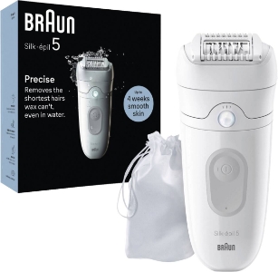 Braun Personal Care Silk-épil 5-011 seidig-glatte Haut, Weiß/Grau