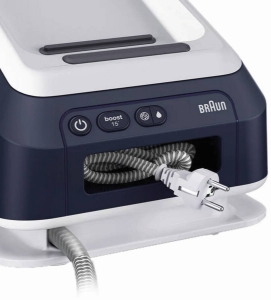 Braun Domestic Home IS7282BL CareStyle 7 Pro Dampfbügelstation 8 bar, 2 Liter Wassertank, 600g/min Turbodampfstoß