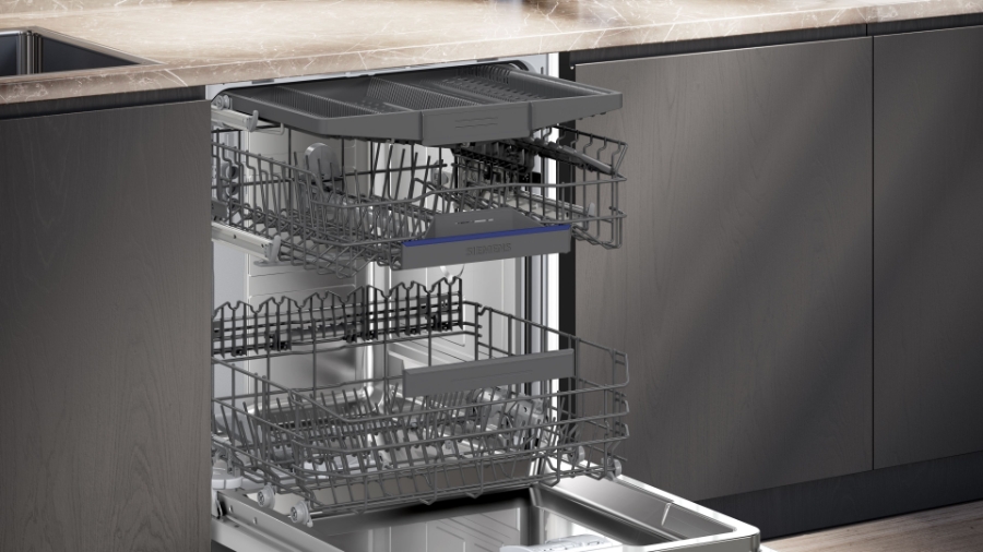 Siemens SN53ES22CE Geschirrspüler Einbau teilintegriert 60 cm EEK:A Edelstahl/schwarz