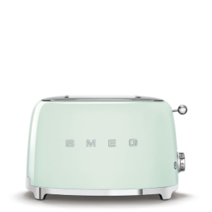 SMEG TSF01PGEU 50's Style 2-Schlitz-Toaster kompakt Pastel Grün 