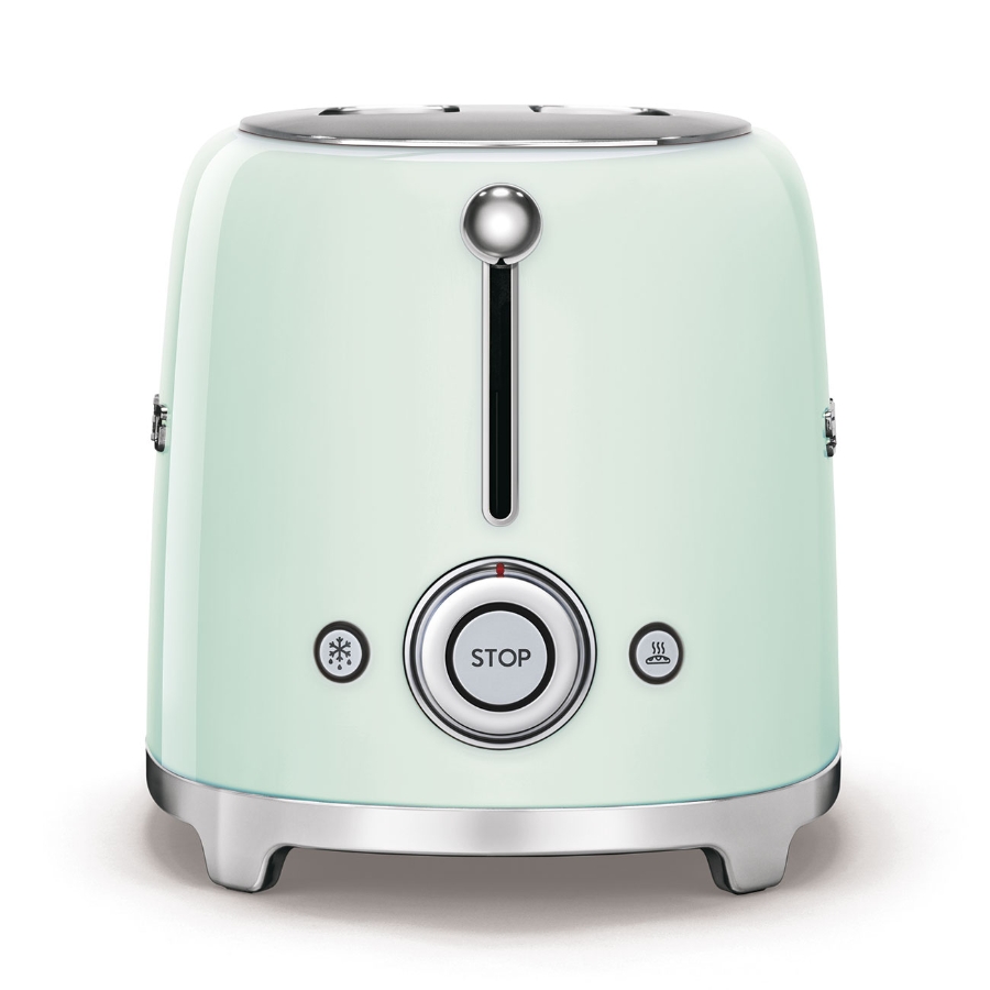 SMEG TSF01PGEU 50's Style 2-Schlitz-Toaster kompakt Pastel Grün 