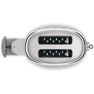 SMEG TSF01SSEU 50's Style 2-Schlitz-Toaster kompakt Chrom 