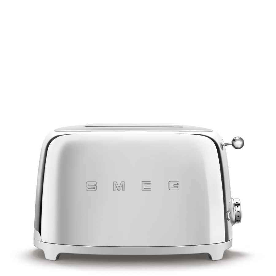 SMEG TSF01SSEU 50's Style 2-Schlitz-Toaster kompakt Chrom 