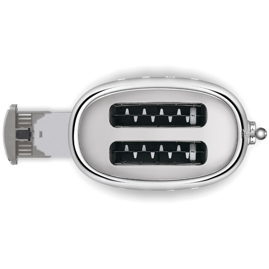 SMEG TSF01SSEU 50's Style 2-Schlitz-Toaster kompakt Chrom 