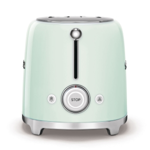 SMEG TSF02PGEU 50's Style 2-Schlitz-Toaster lang Pastellgrün 