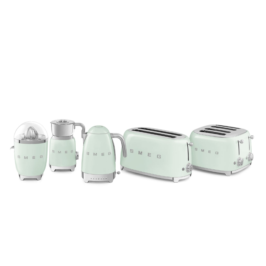 SMEG TSF02PGEU 50's Style 2-Schlitz-Toaster lang Pastellgrün 