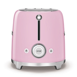 SMEG TSF02PKEU 50's Style 2-Schlitz-Toaster lang Pink 