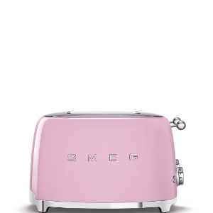 SMEG TSF03PKEU 50's Style 4-Schlitz-Toaster Cadillac Pink 