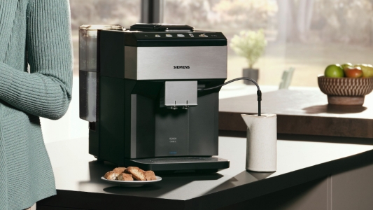 Siemens TP516DX3 EQ500  Kaffeevollautomat Edelstahl/ Schwarz  