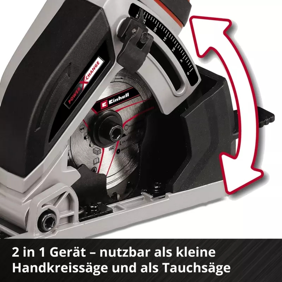 Einhell TE-CS 18/89 Li - Solo Akku-Mini-Handkreissäge 