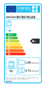 Samsung NV7B6795JAK/U3  Backofen Einbau 60cm Air Sous Vide ,Pyrolyse,Dual Cook Steam Flex 