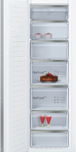 Neff GI7813CE0 N70 Einbau Gefrierschrank  Nofrost Flachscharnier mit Softeinzug (Festtürmontage)