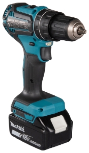 Makita DHP485RFE Akku-Schlagbohrschrauber LXT inkl. Koffer & 2 Akku 18 V • 50 Nm • 1.900 U/min
