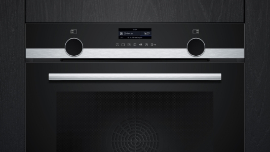 Siemens HB579GBR3 iQ500 Einbau-Backofen 60 x 60 cm Schwarz/Edelstahl Pyrolyse