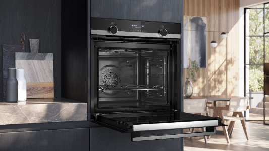 Siemens HB579GBR3 iQ500 Einbau-Backofen 60 x 60 cm Schwarz/Edelstahl Pyrolyse