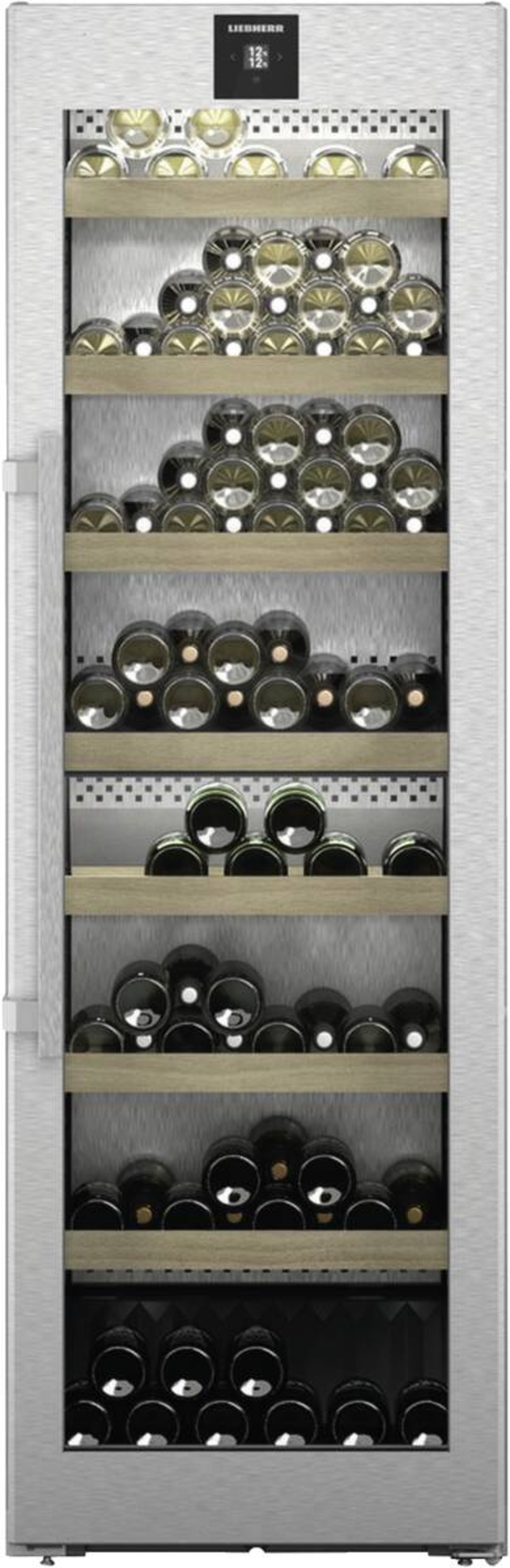 Liebherr WPsd 5252-20 Vinidor Weintemperierschrank Edelstahl-Silber