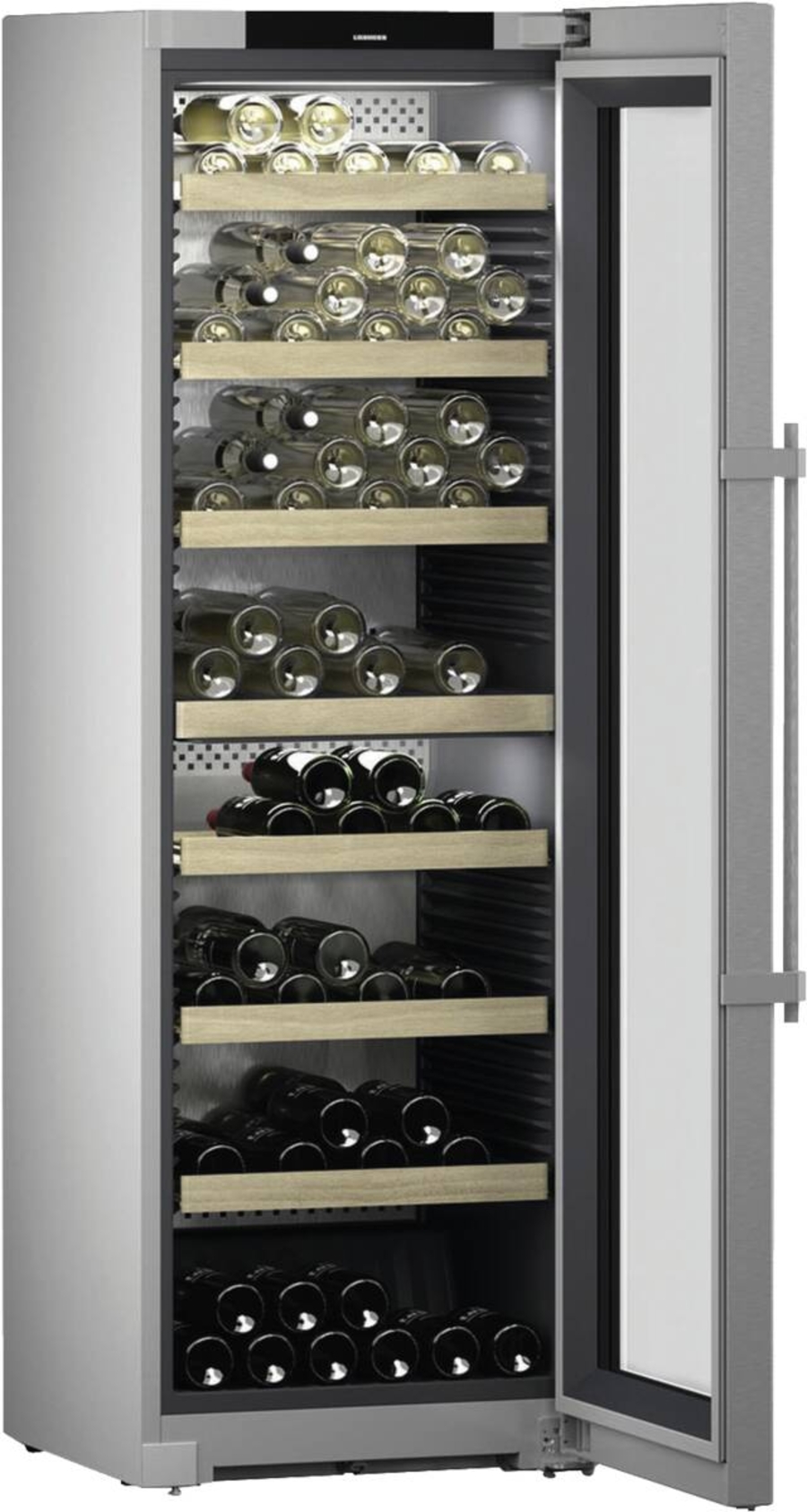 Liebherr WPsd 5252-20 Vinidor Weintemperierschrank Edelstahl-Silber