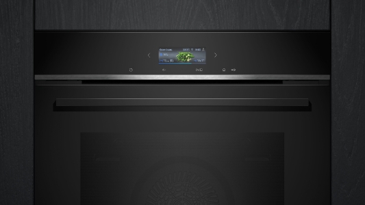 Siemens HB774GLB1 iQ700, Einbau-Backofen , 60 x 60 cm Schwarz, Edelstahl