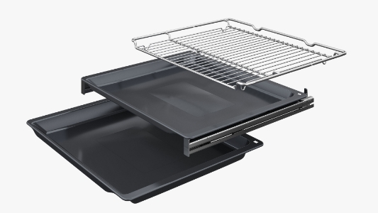 Siemens HB774GLB1 iQ700, Einbau-Backofen , 60 x 60 cm Schwarz, Edelstahl