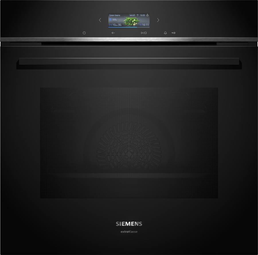Siemens HB774GLB1 iQ700, Einbau-Backofen , 60 x 60 cm Schwarz, Edelstahl