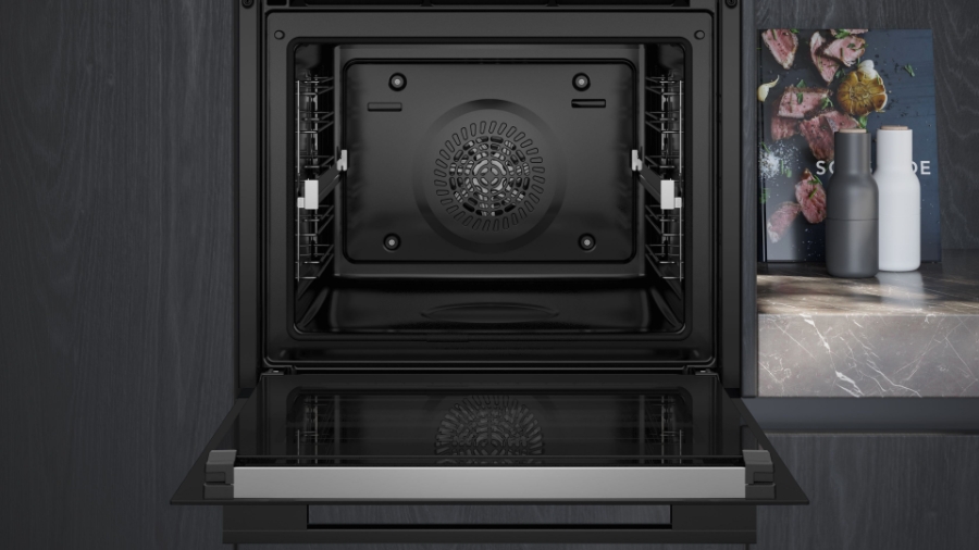 Siemens HB774GLB1 iQ700, Einbau-Backofen , 60 x 60 cm Schwarz, Edelstahl
