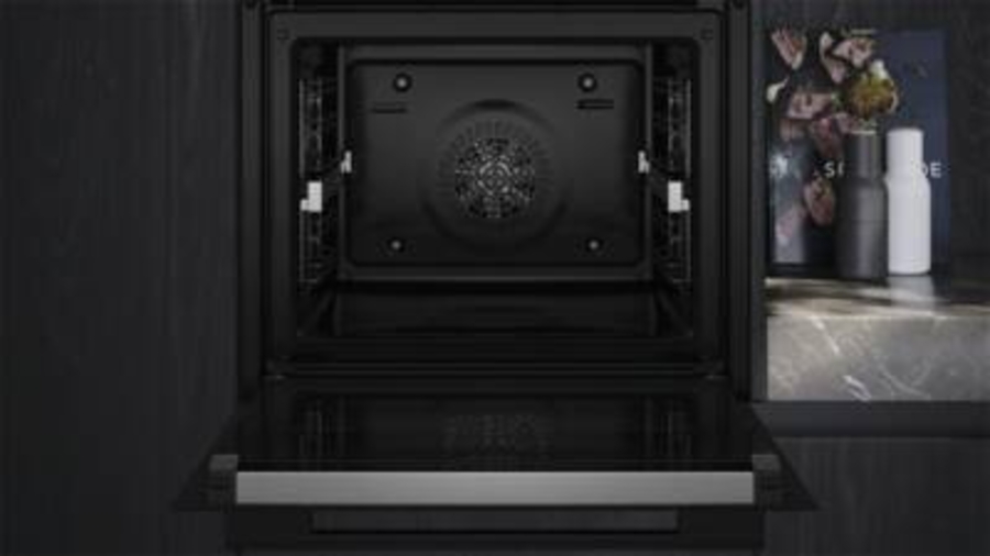 Siemens HB774GLB1 iQ700, Einbau-Backofen , 60 x 60 cm Schwarz, Edelstahl