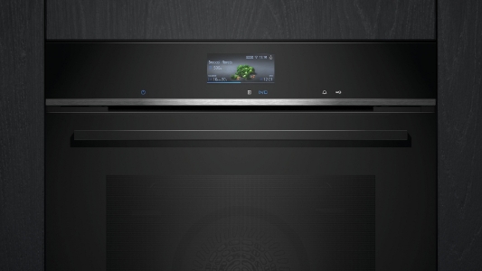 Siemens Extraklasse HB776GMB1F iQ700, Einbau-Backofen, 60 x 60 cm Schwarz, Edelstahl