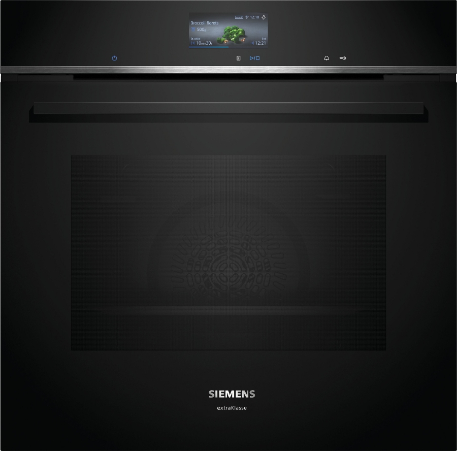 Siemens Extraklasse HB776GMB1F iQ700, Einbau-Backofen, 60 x 60 cm Schwarz, Edelstahl