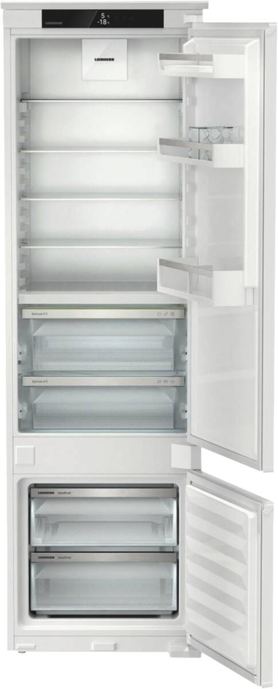 Liebherr ICBSd 5122-22 Kühl-Gefrierkombination Einbu weiß mit BioFresh und SmartFrost,Schlepptür