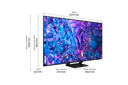 Samsung QE75Q70D 4K Ultra HD, Smart-TV,QLED Fernseher 