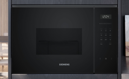Siemens BF525LMB1  iQ500, Einbau-Mikrowelle, Schwarz, Edelstahl 
