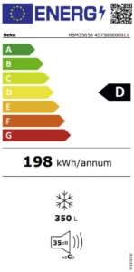Beko HSM35050 Gefriertruhe 