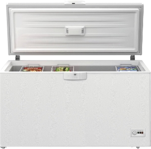 Beko HSM46740 Gefriertruhe  451 l B/H/T: 155,5 cm x 86 cm x 67,5 cm