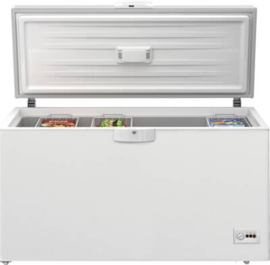 Beko HSM46740 Gefriertruhe  451 l B/H/T: 155,5 cm x 86 cm x 67,5 cm